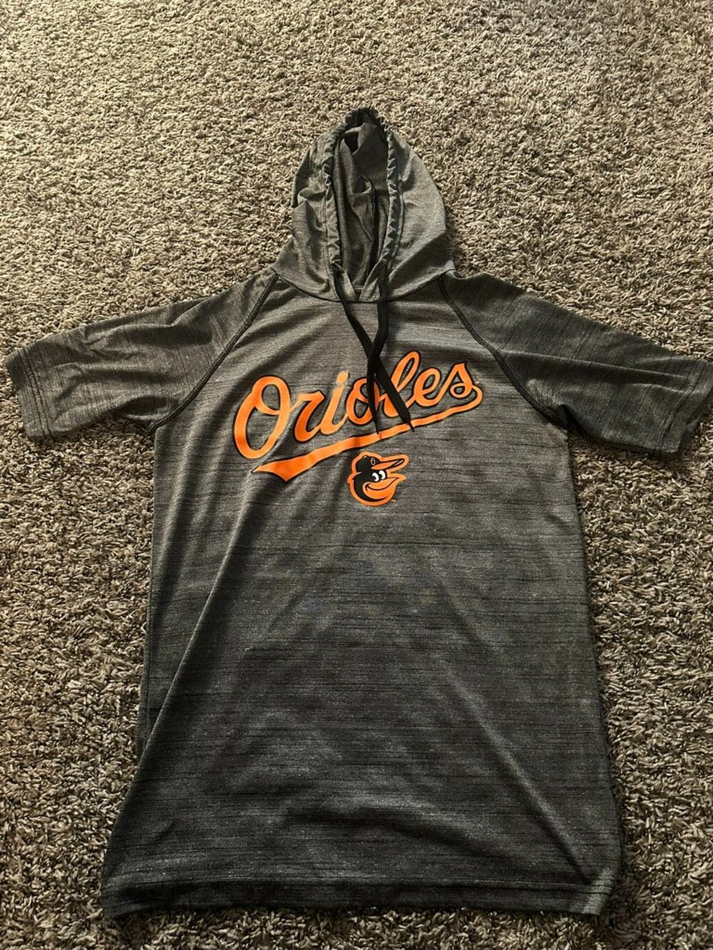 Baltimore Orioles MLB Short Sleeve Hoodie (Size S)